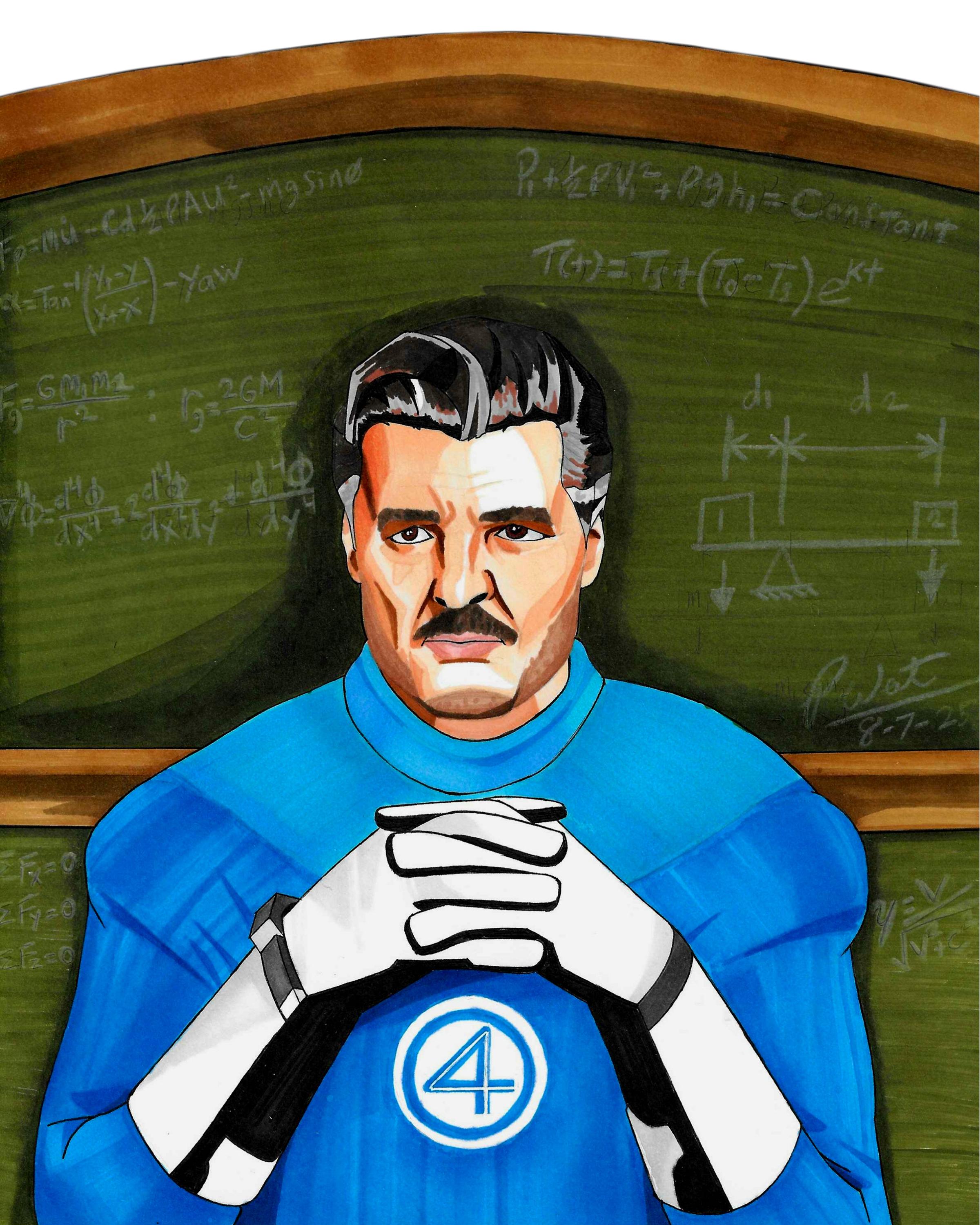 This is a print of Reed Richards